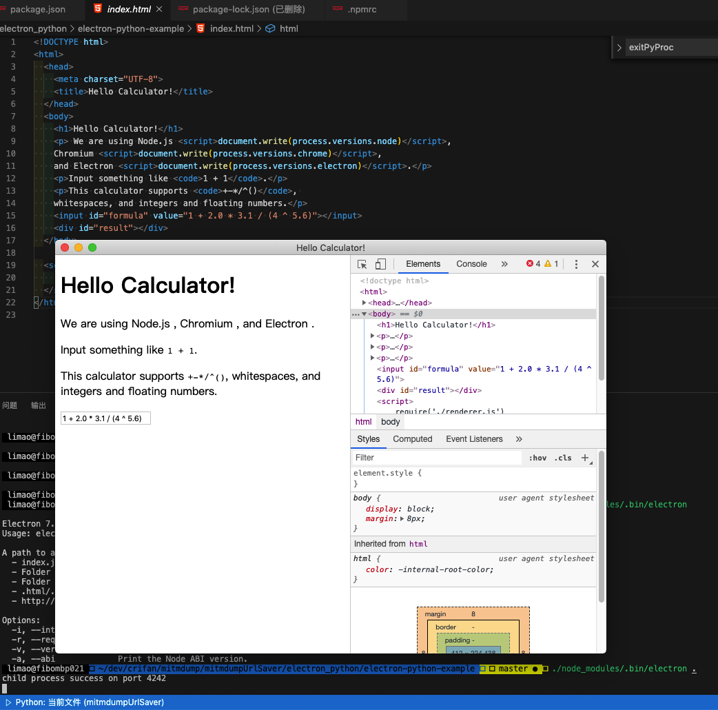 electron_python_hello_caculator